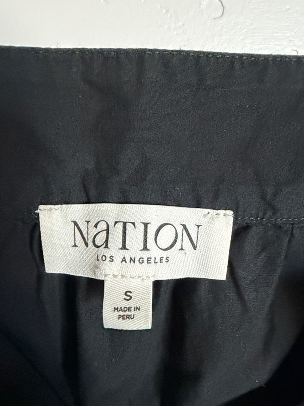 Nation LTD Black Mini Dress Square Neck Flowy Summer Casual Chic - Picture 4 of 9